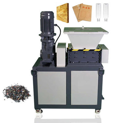 1000 kg/uur Recycling Crusher Machine Double Shaft Plastic Bottle Mobile Scrap Shredder
