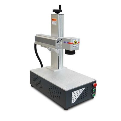Rotary Fiber Laser Marking Machine 50w Draagbare Desktop Laser Marker