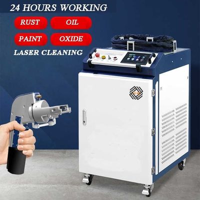 Draagbare laserreinigingsmachine 1000W 1500W 3000W JPT Fiber Pulse Oil Paint Laser Reiniger