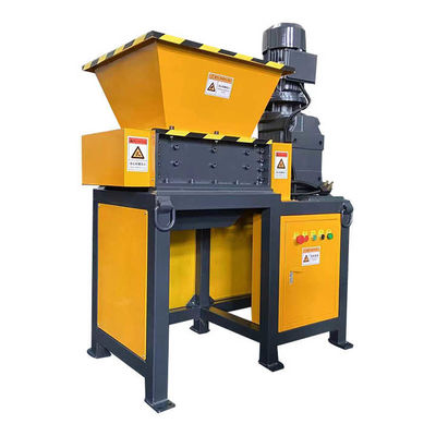 Draagbare dubbele as metalen versnippermachine met hoog vermogen voor afvalrecycling