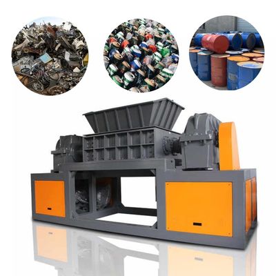 Medium Metal Scrap Shredder Machine Low Noise Automatic Voor installaties / huishoudelijke apparaten