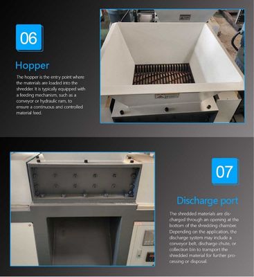 Industrial Heavy Metal Shredder Machine Double Shaft Metal Recycling Shredder