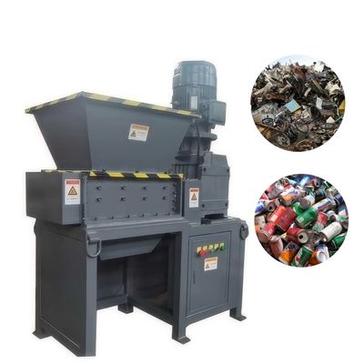Industriële kunststof recycling granulator machine vuilnis staal ijzeren afval draad shredder machine
