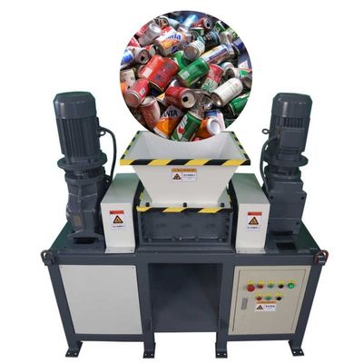 Twin Engines Metalen Aluminium Shredder Crusher Machine Milieubescherming