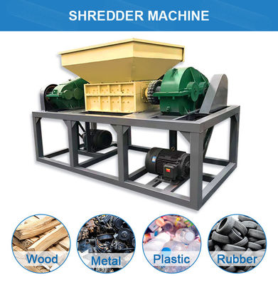 Multifunktioneel rubberbanden versnippermachine laag lawaai houtpallet versnippermachine