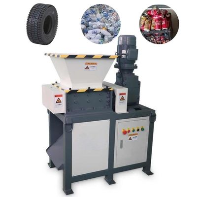 Doppelschacht industriële rubber shredder kleine pallet schroot banden recycling shredder