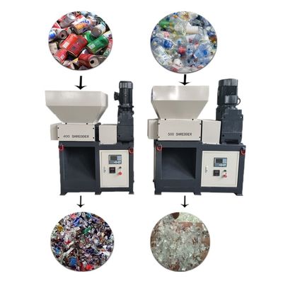 Industriële koperdraadbreker Elektrische aluminium kan Twin Shaft Shredder