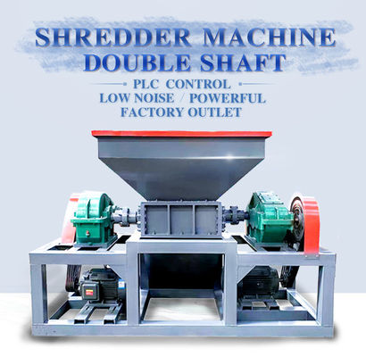 Industriële koperdraadbreker Elektrische aluminium kan Twin Shaft Shredder