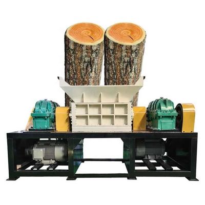 380V zware houtvernielmachine Twin Shaft Houten palletvernielmachine