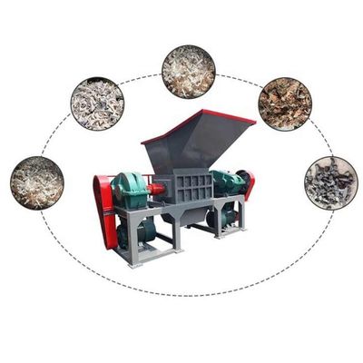 Machine voor het versnipperen van industriële afvalstoffen van kunststof Dubbele as voor houten pallet