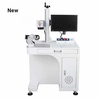 JPT Fiber Laser Marker Machine voor Metal Ring Sliver Juwelen Plastic ABS MC