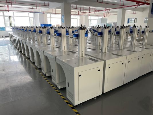 Juwelen Plastic Metal Fiber Laser Marking Machine 30W Mini Draagbare Desktop Laser Marker