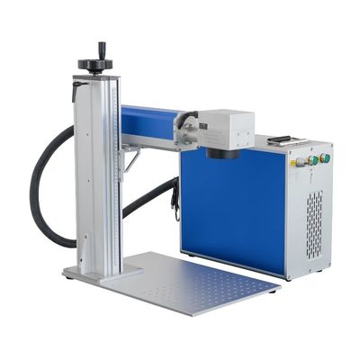 Draagbare bureaubladvezellasermarkeringsmachine graveringsdrukmachine