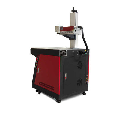 7000mm/s UV-lasermarkeringsmachine 3W voor kunststof-keramische lederen jeans