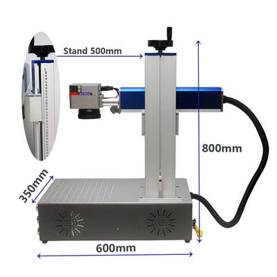 Stand 5W UV Laser Gravure Machine Glas Plastic Paper Stof Markering Machine 220V 50Hz
