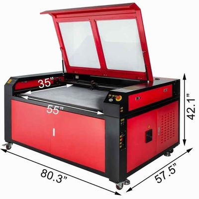 0-400mm/s Tempered Glass Laser Cutting Machine Luchtkoeling 400mm*400mm