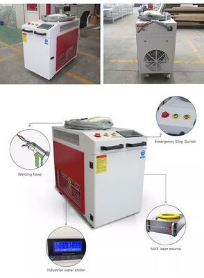 Max Metal Laser Welding Machine 2000W voor het verwerken van roestvrij staal aluminium