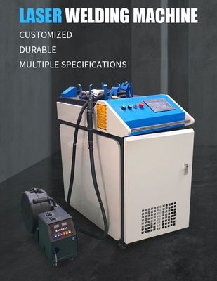Aluminium koper metalen lasersweismachine 3 in 1 optische vezel lassen