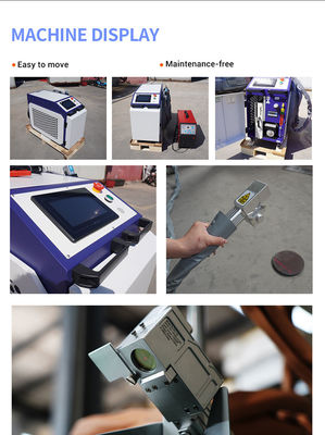 Draagbare handheld laserreinigingsmachine 1000 Watt handheld laser roestreiniger