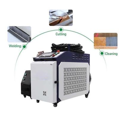 Multifunctionele handheld vezellaser reinigingsmachine 3 in 1 hoge efficiëntie