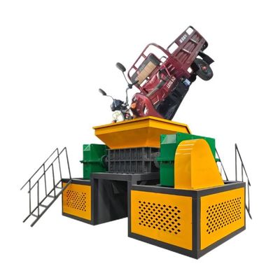 Veiligheid Industrieel afval versnippermachine voor glas hout papier kunststof ijzer aluminium