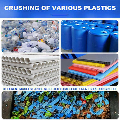 Mini Draagbare Plastic Shredder Machine Twin Shaft Voor Blade Hard Film