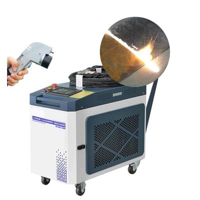 Metalen laserschoonmaakmachine met 1500W uitgangsvermogen en 4-6 mm collimatieve vlekdiameter
