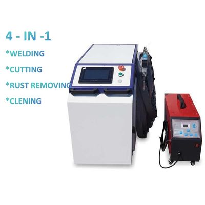 2000W Lasersweismachine met watergekoelde handbestendige lasersweismachine 4 in 1