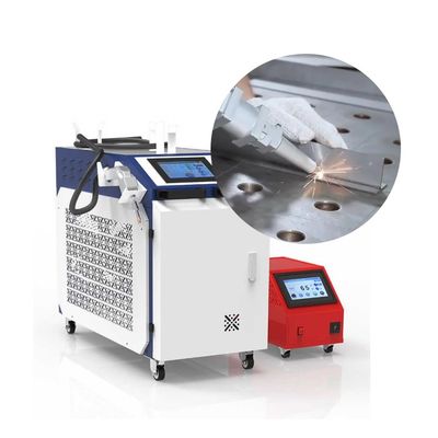 Lasersweismachine met glasvezel 1500W 1,5 mm Lasdiepte Rode licht Positionering nauwkeurigheid