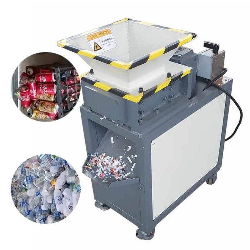 110-130 kg/uur Industriële afvalpapier versnippermachine Draagbare metaalschroot versnippermachine