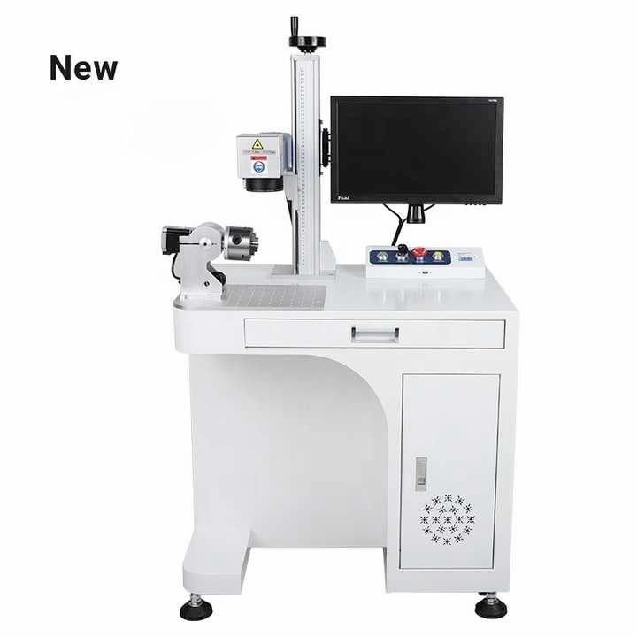 JPT Fiber Laser Marker Machine voor Metal Ring Sliver Juwelen Plastic ABS MC