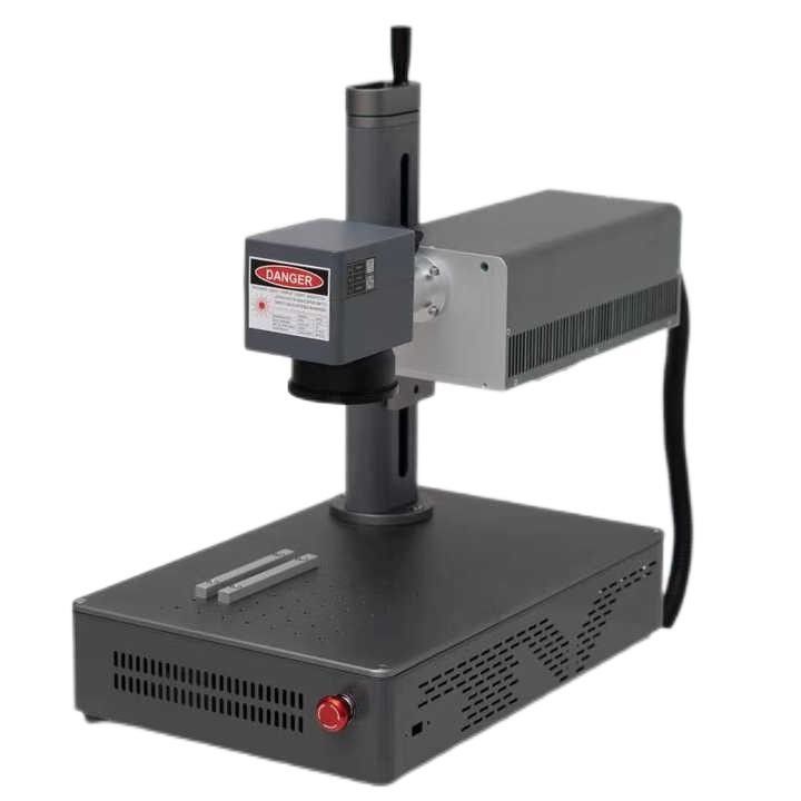 UV-vezellasermarkeringsmachine, Desktop draagbare lasermarkeringsmachine voor metaal / kunststof