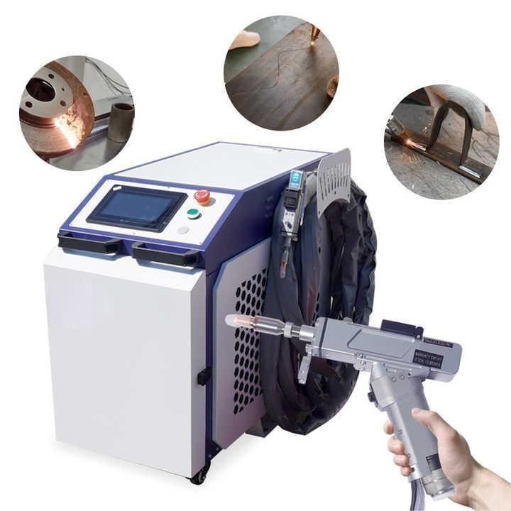 3 in 1 Lasersweismachine 1000W 1500W 2000W voor aluminiumkoolstof