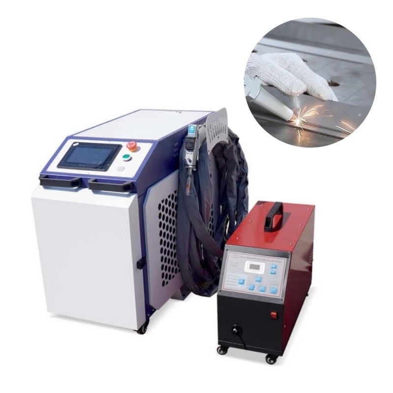 Waterkoelende lasersweismachine met brandpuntdiameter 0,2-3 mm en vermogen 1000 W