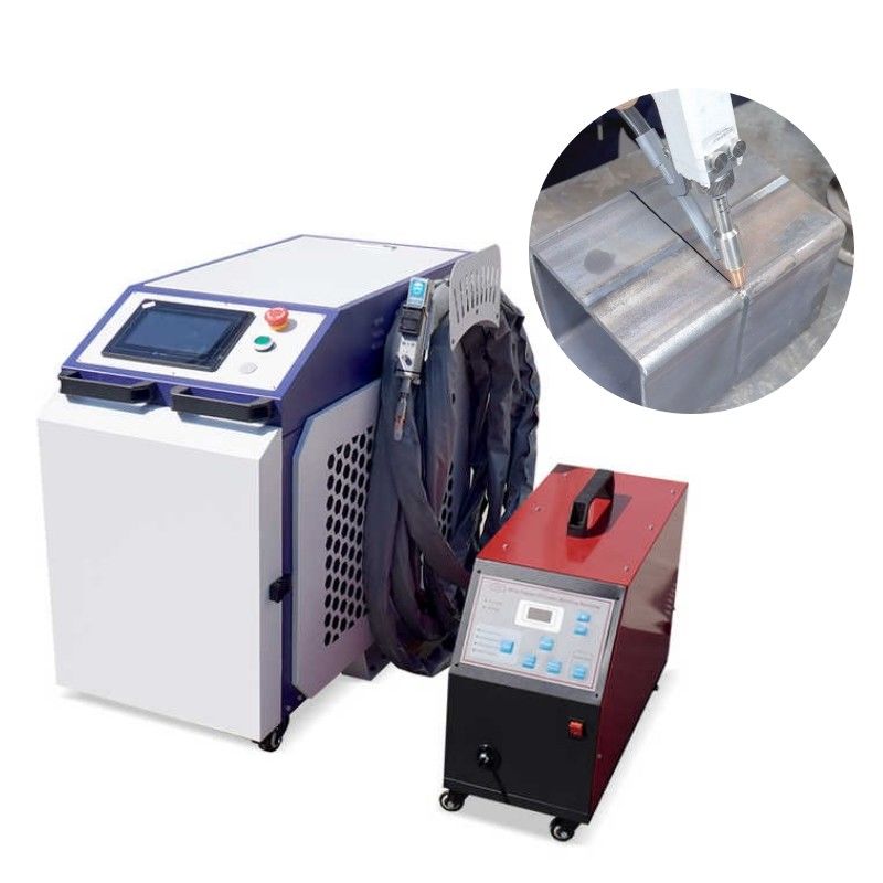 Draagbare lasersweismachine 1500w Fiber Handheld Lasersweismachine voor metaal roestvrij staal Aluminium