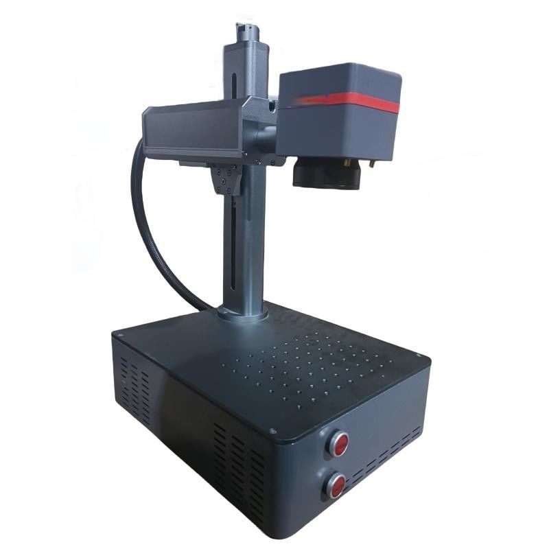 Zilveren lasermarkeringsmachine voor label logo Keyboard Metal