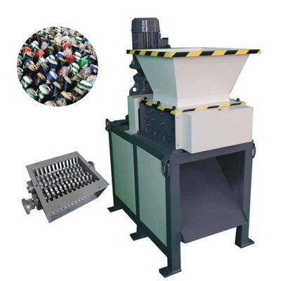 Plastic And Metal Shredder Machine Automatische Mini Small Can Crusher Machine