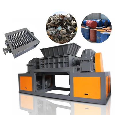 Draagbare dubbele as metalen versnippermachine met hoog vermogen voor afvalrecycling