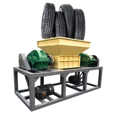 Grote snelle industriële rubber shredder hout rubber afval plastic breekmachine