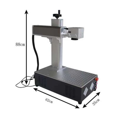 20W 30W Mini Mopa Fiber Laser Marking Machine Juwelen Laser Cutting Gravure Machine