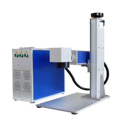 Juwelen Plastic Metal Fiber Laser Marking Machine 30W Mini Draagbare Desktop Laser Marker