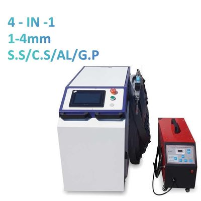 4 in 1 continue golf lasersweismachine voor staal metaal roestvrij aluminium